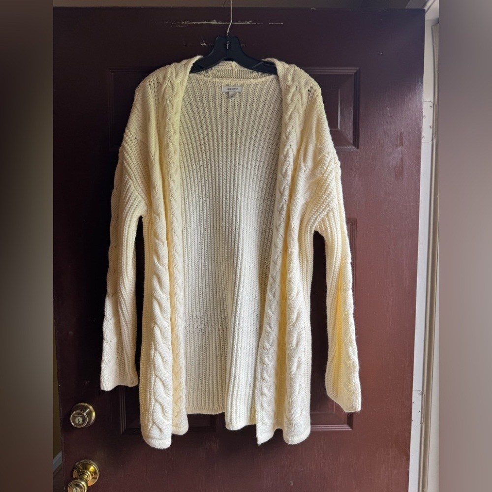 Nine West Cardigan Crème Color Size Large